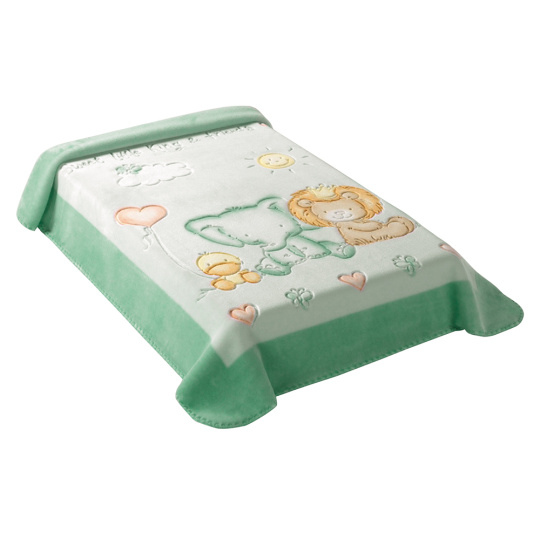 Scarlett Deka pro miminko 547 - zelená, 80 x 110 cm Scarlett Deka pro miminko 547 - zelená, 80 x 110 cm