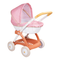 Smoby Hluboký kočárek s textilním potahem Pram Soft Baby Nurse pro panenku 42 cm výška rukojeti 58 cm od 18 měsíců Smoby Hluboký kočárek s textilním potahem Pram Soft Baby Nurse pro panenku 42 cm výška rukojeti 58 cm od 18 měsíců