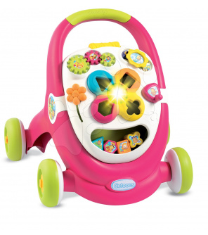 Smoby chodítko Cotoons s kostkami, světlem a melodií růžové od 12 měsíců Smoby chodítko Cotoons s kostkami, světlem a melodií růžové od 12 měsíců