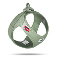 CURLI Postroj pro psy se sponou Air-Mesh Olive XL, 12-18 kg