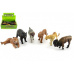 Zvířátka safari ZOO plast 10cm mix druhů 24ks v boxu