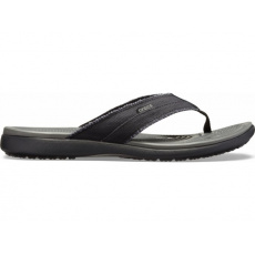 CROCS Santa Cruz Canvas Flip M Black/ Slate Grey M9 DOPRODEJ CROCS Santa Cruz Canvas Flip M Black/ Slate Grey M9 DOPRODEJ