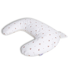 BABYMATEX Polštář na kojení polohovací miniRelax Jersey 150cm Medvídek BABYMATEX Polštář na kojení polohovací miniRelax Jersey 150cm Medvídek