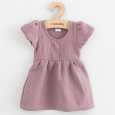 Kojenecké mušelínové šaty New Baby lavender