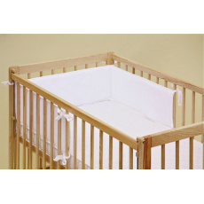 Scarlett Mantinel do dětské postýlky - Scarlett froté - 180 x 20 cm - bílá Scarlett Mantinel do dětské postýlky - Scarlett froté - 180 x 20 cm - bílá