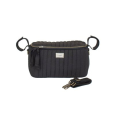 3 SPROUTS Organizér na kočárek prošívaný Solid Black 3 SPROUTS Organizér na kočárek prošívaný Solid Black