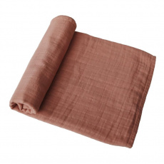 MUSHIE Mušelínová zavinovačka z organické bavlny Tawny Birch MUSHIE Mušelínová zavinovačka z organické bavlny Tawny Birch