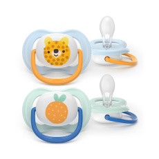 Philips AVENT Šidítko Ultra air obrázek 0-6m chlapec, 2ks Philips AVENT Šidítko Ultra air obrázek 0-6m chlapec, 2ks