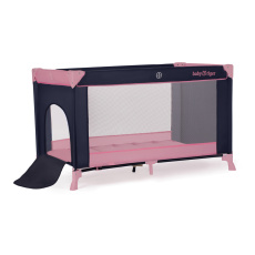 KINDERKRAFT Postýlka cestovní Baby Tiger VIKI Pink a Navy KINDERKRAFT Postýlka cestovní Baby Tiger VIKI Pink a Navy