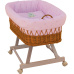 Scarlett Mojžíšův košík pro miminko Scarlett Méďa - růžová