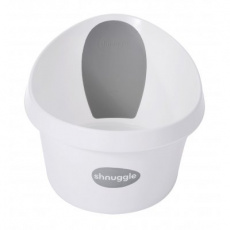 SHNUGGLE Vanička Toddler bílá s tmavě šedou opěrkou SHNUGGLE Vanička Toddler bílá s tmavě šedou opěrkou