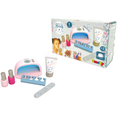 Smoby Manikúra s elektronickou UV lampou My Beauty Nail Set  s pilníkem krémem a dva gelové laky na nehty