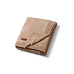 BABYONO Deka z přírodní bavlny 75 x 100 cm dark beige 0m+