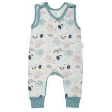 Kojenecké zateplené dupačky New Baby Šťastní Sloníci zelená Kojenecké zateplené dupačky New Baby Šťastní Sloníci zelená