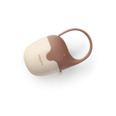 BABYONO Pouzdro na dudlík slon béžové 0m+ BABYONO Pouzdro na dudlík slon béžové 0m+