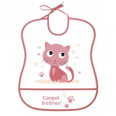 CANPOL BABIES Bryndák plastový měkký Cute Animals kočička