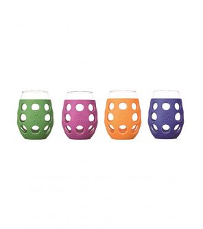 Lifefactory sklenice 325ml 4ks mix barev Lifefactory sklenice 325ml 4ks mix barev