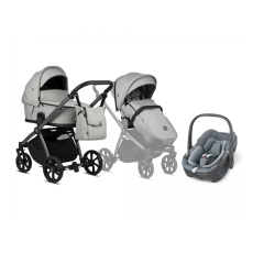 Kočárek Mio Plus 2v1 Pearl + Maxi-Cosi Pebble 360 autosedačka Essential Grey Kočárek Mio Plus 2v1 Pearl + Maxi-Cosi Pebble 360 autosedačka Essential Grey