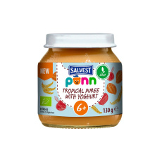 SALVEST Põnn BIO Pyré ovocné s jogurtem 130 g SALVEST Põnn BIO Pyré ovocné s jogurtem 130 g