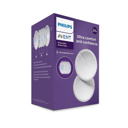 Philips AVENT Prsní vložky jednorázové 24 ks