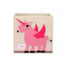 3 SPROUTS Úložný box Unicorn Pink