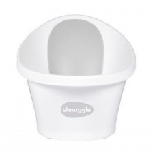 SHNUGGLE Vanička bílá s šedou opěrkou new SHNUGGLE Vanička bílá s šedou opěrkou new