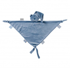 NATTOU Maxi mazlíček medvídek Lapidou 100% recycled dark blue 65cmx40cm NATTOU Maxi mazlíček medvídek Lapidou 100% recycled dark blue 65cmx40cm