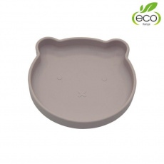 BO JUNGLE Silikonový talíř s přísavkou Bear Pastel Pink BO JUNGLE Silikonový talíř s přísavkou Bear Pastel Pink
