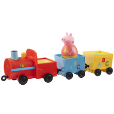 PEPPA Pig WEEBLES - Roly Poly figurky a vláček PEPPA Pig WEEBLES - Roly Poly figurky a vláček
