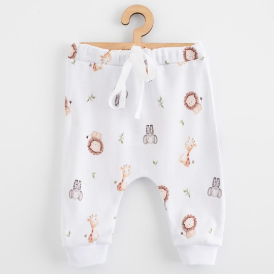Dětské bavlněné kalhoty Jogger New Baby For Babies safari