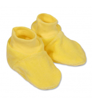 Dětské bačkůrky New Baby žluté Dětské bačkůrky New Baby žluté