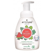 ATTITUDE Dětské pěnivé mýdlo na ruce Little leaves s vůní melounu a kokosu, 295 ml