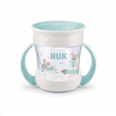 Dětský hrníček Mini Magic NUK 360° s víčkem zelená Dětský hrníček Mini Magic NUK 360° s víčkem zelená