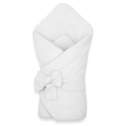 Mušelínová šněrovací zavinovačka New Baby white