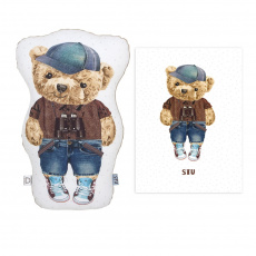 CEBA Polštářek na mazlení 50 cm + Dárek plakát 30 x 40 cm Fluffy Puffy Stu v balení CEBA Polštářek na mazlení 50 cm + Dárek plakát 30 x 40 cm Fluffy Puffy Stu v balení