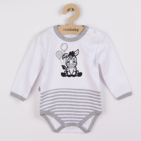 Kojenecké bavlněné body New Baby Zebra exclusive