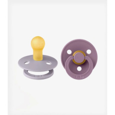 BIBS DUDLÍKY COLOUR FOSSIL GREY/MAUVE - VELIKOST 1, PŘÍR. KAUČUK 2KS BIBS DUDLÍKY COLOUR FOSSIL GREY/MAUVE - VELIKOST 1, PŘÍR. KAUČUK 2KS