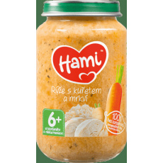 HAMI Rýže s kuřecím masem (200 g) - maso-zeleninový příkrm