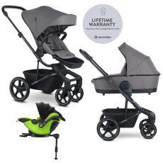 EASYWALKER Kočárek kombinovaný Harvey⁵ 2v1 Pebble Grey LITE RWS + KIDDY Evoluna i-size 2 + základna EASYWALKER Kočárek kombinovaný Harvey⁵ 2v1 Pebble Grey LITE RWS + KIDDY Evoluna i-size 2 + základna