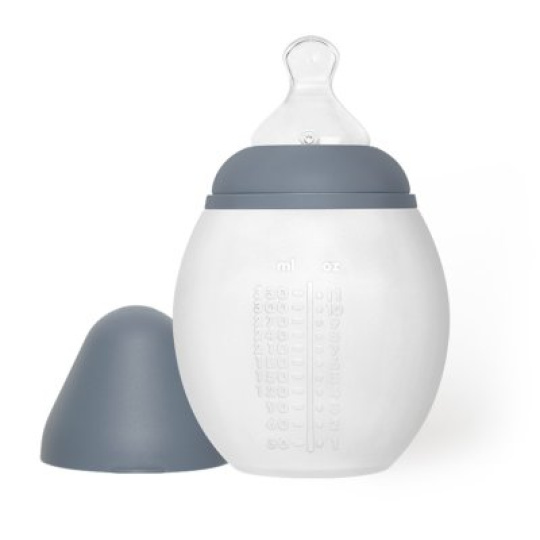 ÉLHÉE Kojenecká antikoliková láhev 330 ml Blue Grey
