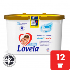 LOVELA Gelové kapsle na praní 12 ks LOVELA Gelové kapsle na praní 12 ks
