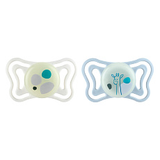 CHICCO Dudlíky Physioforma Light silikonové ortodontické neutral 2-6m, 2 ks CHICCO Dudlíky Physioforma Light silikonové ortodontické neutral 2-6m, 2 ks