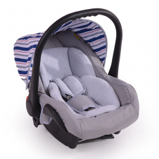 Autosedačka ke kočárku kombinovanému Go/Terrain Grey Stripe 0-10kg Petite&Mars Autosedačka ke kočárku kombinovanému Go/Terrain Grey Stripe 0-10kg Petite&Mars