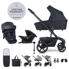 EASYWALKER Set XXL Harvey5 Premium Diamond Black + KIDDY Evoluna i-size 2 + základna Lizard Green EASYWALKER Set XXL Harvey5 Premium Diamond Black + KIDDY Evoluna i-size 2 + základna Lizard Green