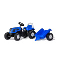 Šlapací traktor s vlečkou Rolly Kid Landini modrý
