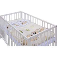 Scarlett Dětská postýlka s kompletní výbavou Scarlett Japy 120 x 60 cm - béžová