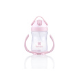 Hrnek se silikonovým brčkem 300ml 12m+ Pink