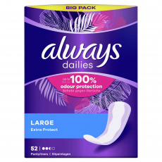 ALWAYS Dailies Large Extra Protect Intímky 52 ks ALWAYS Dailies Large Extra Protect Intímky 52 ks