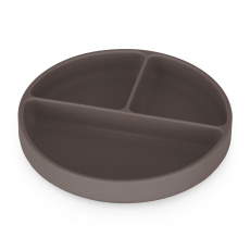 PETITE&MARS Talířek silikonový dělící kulatý Take&Match Bitter Cocoa 6m+ PETITE&MARS Talířek silikonový dělící kulatý Take&Match Bitter Cocoa 6m+