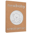 Kojenecká soupravička do porodnice New Baby Sweet Bear šedá